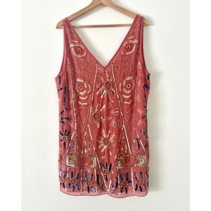 Free People Sequined Mini Dress